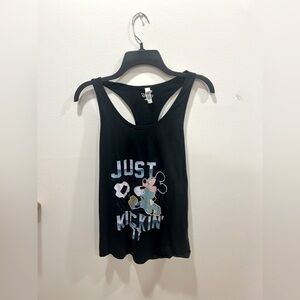 Black tank top